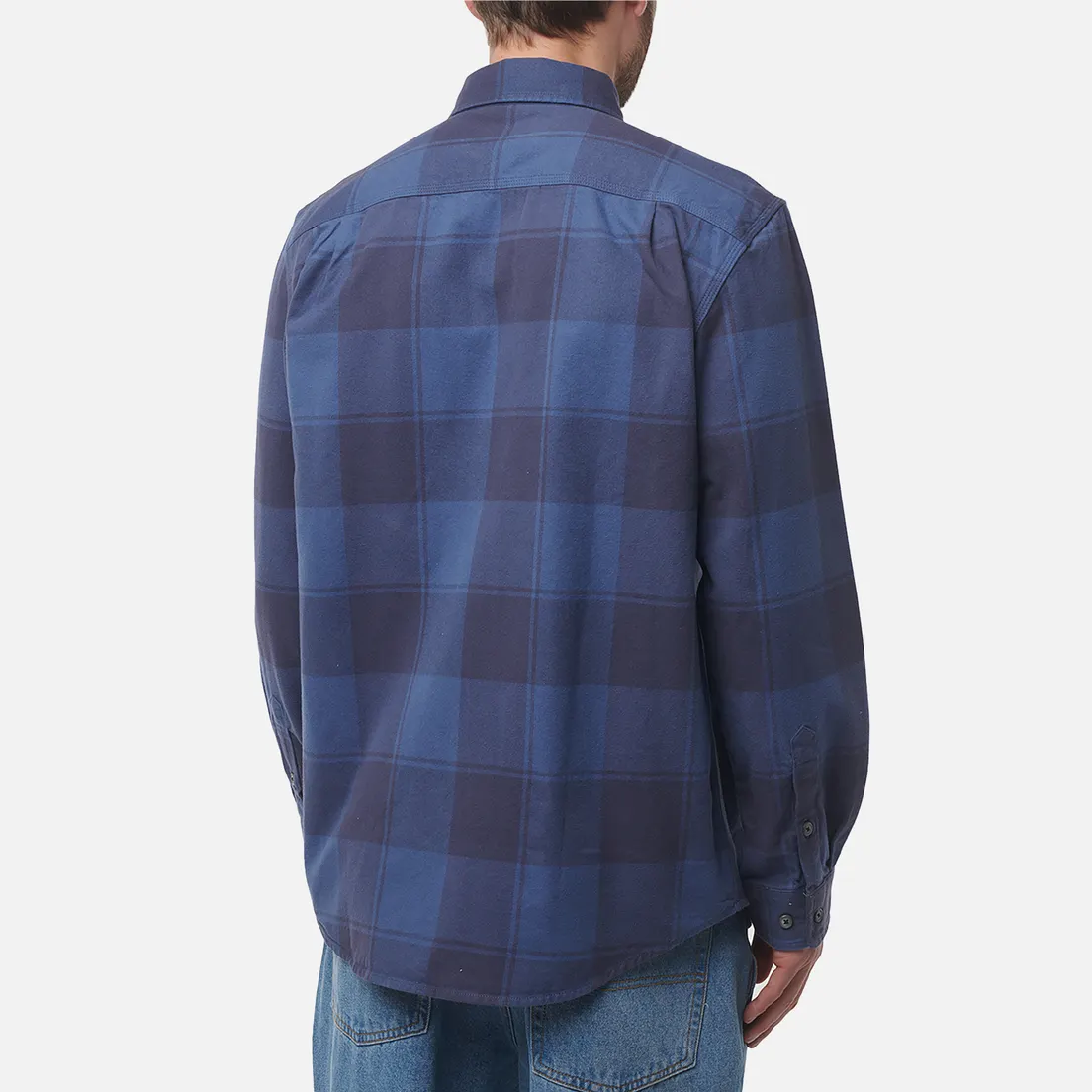 Carhartt Мужская рубашка Loose Fit Heavyweight Flannel Plaid