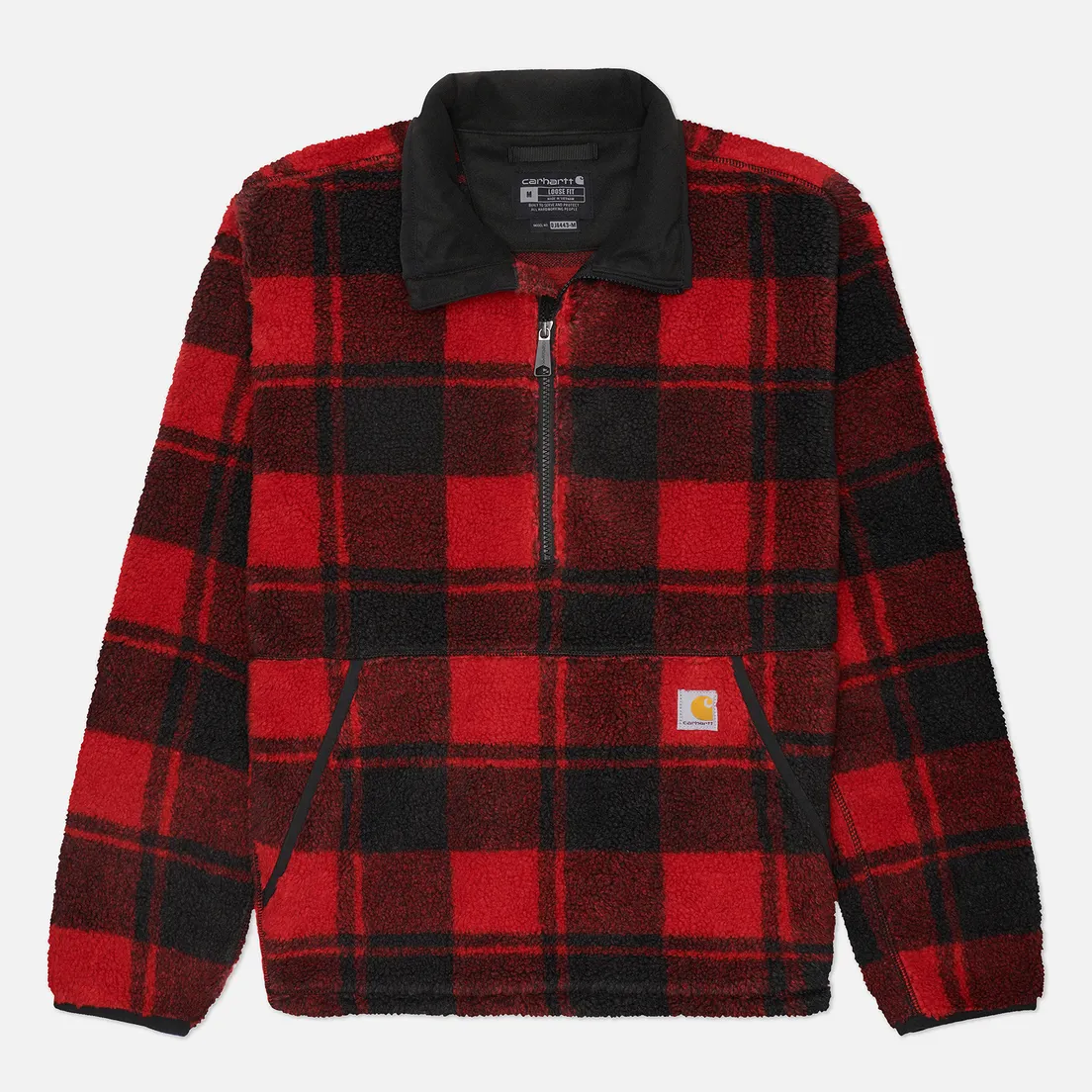 Carhartt Мужская толстовка Loose Fit Fleece Pullover