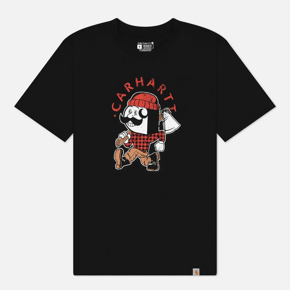 Carhartt Мужская футболка Relaxed Fit Lightweight Lumberjack Graphic