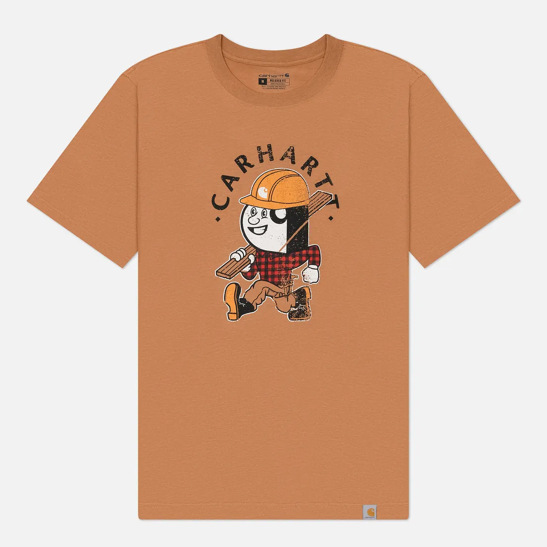 Carhartt Мужская футболка Relaxed Fit Lightweight Carpenter Graphic