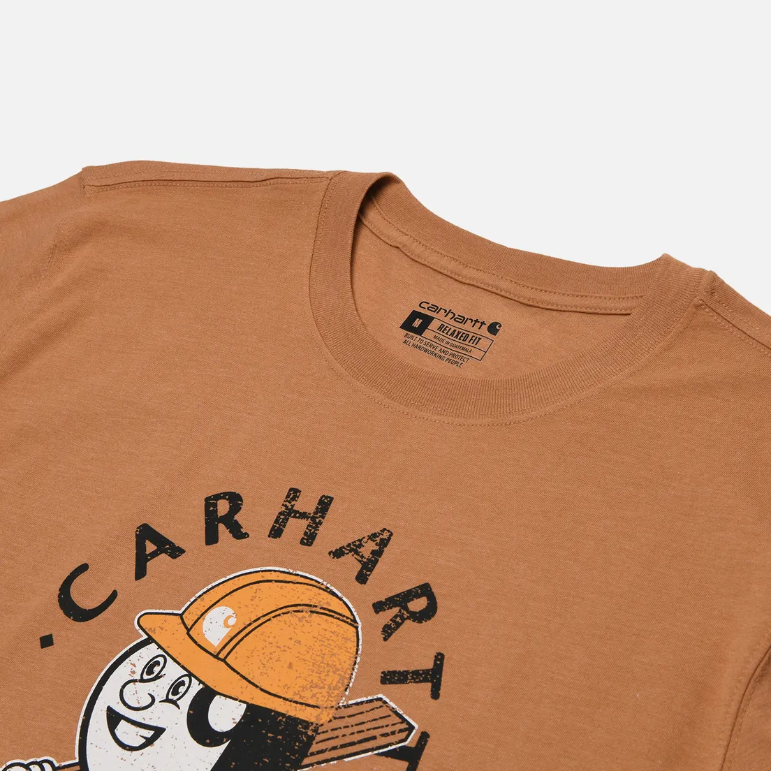 Carhartt Мужская футболка Relaxed Fit Lightweight Carpenter Graphic