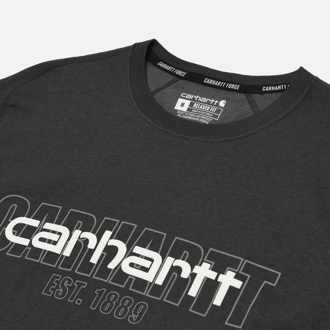Carhartt Мужская футболка Force Relaxed Fit Midweight Logo Graphic