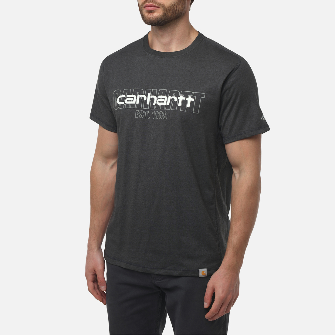 Carhartt Мужская футболка Force Relaxed Fit Midweight Logo Graphic