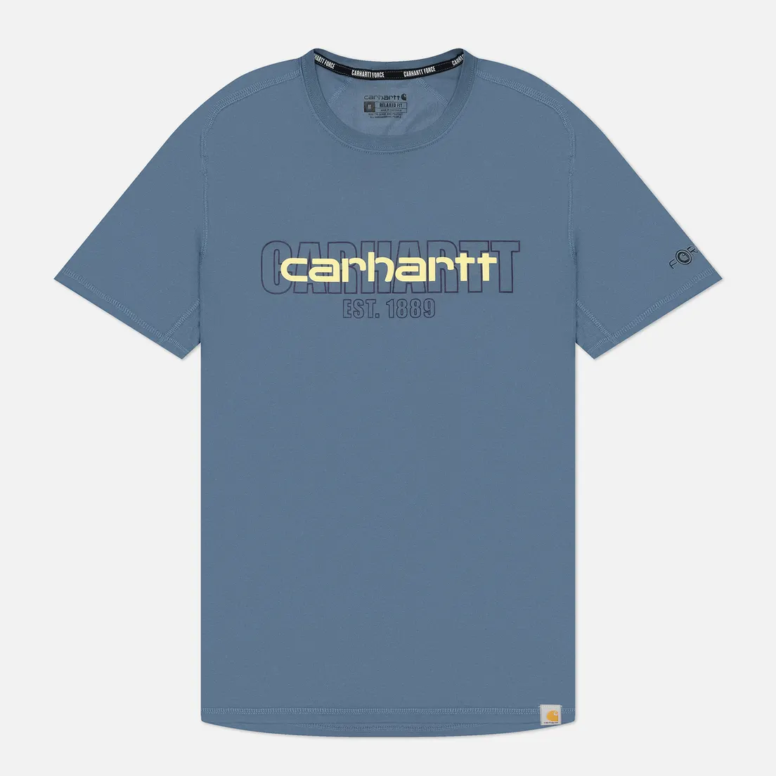 Carhartt Мужская футболка Force Relaxed Fit Midweight Logo Graphic