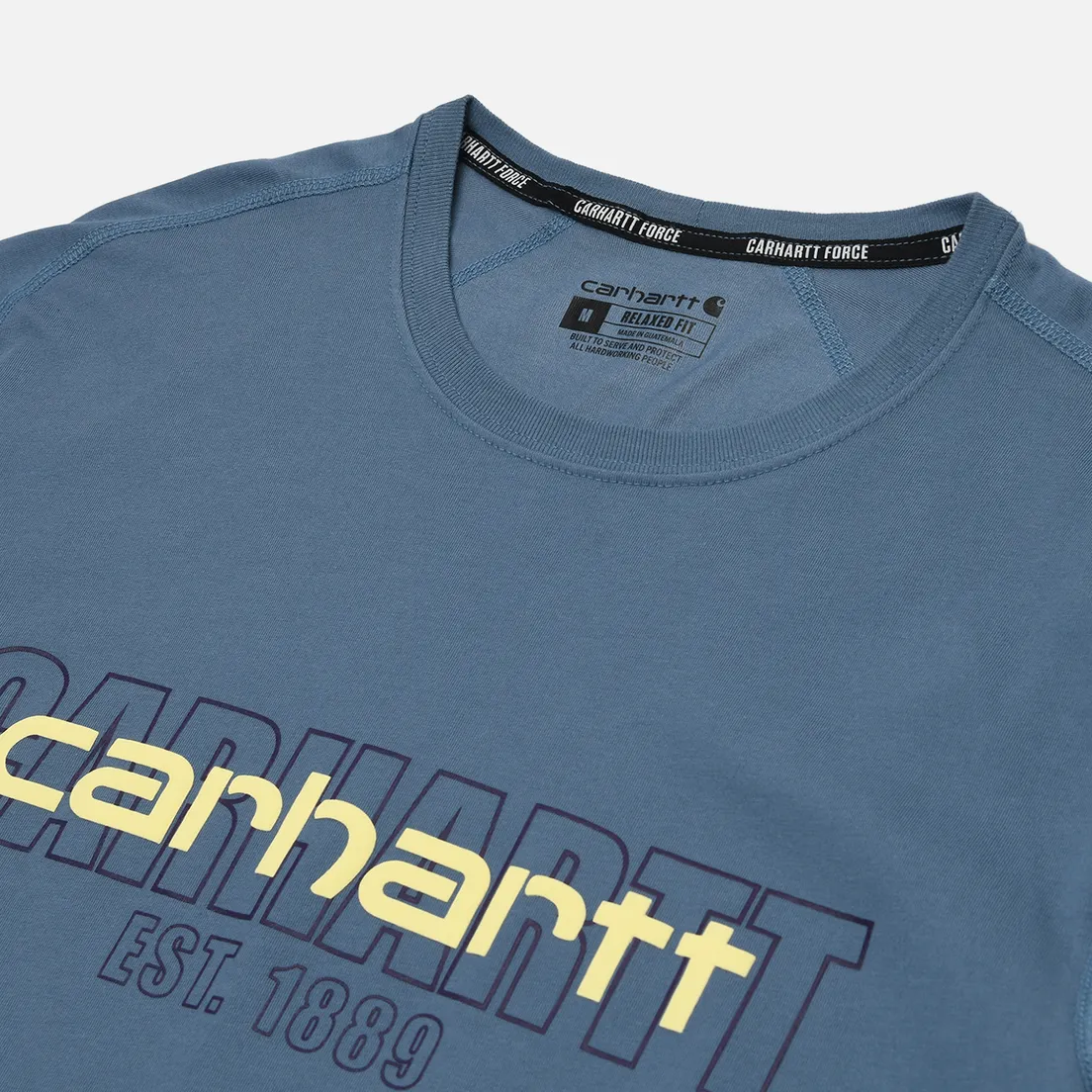 Carhartt Мужская футболка Force Relaxed Fit Midweight Logo Graphic