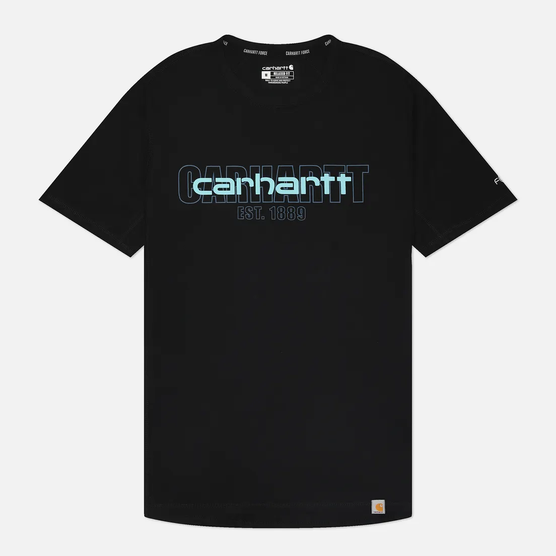 Carhartt Мужская футболка Force Relaxed Fit Midweight Logo Graphic