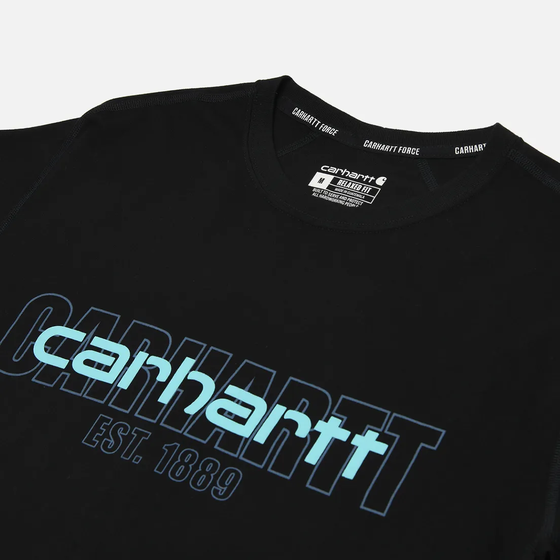 Carhartt Мужская футболка Force Relaxed Fit Midweight Logo Graphic