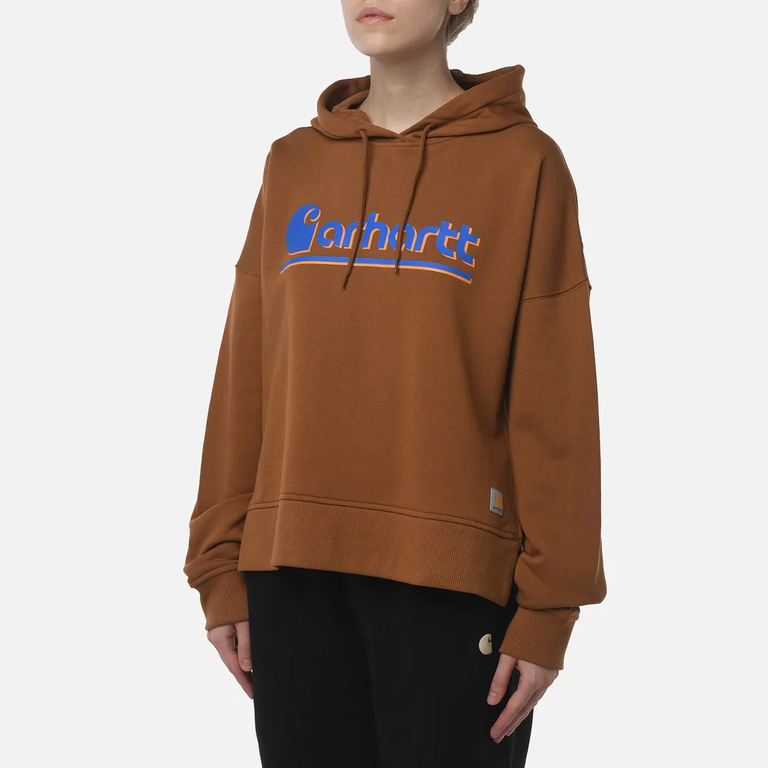 Carhartt Женская толстовка Tencel Fiber Series Loose Fit Fall Graphic Hoodie