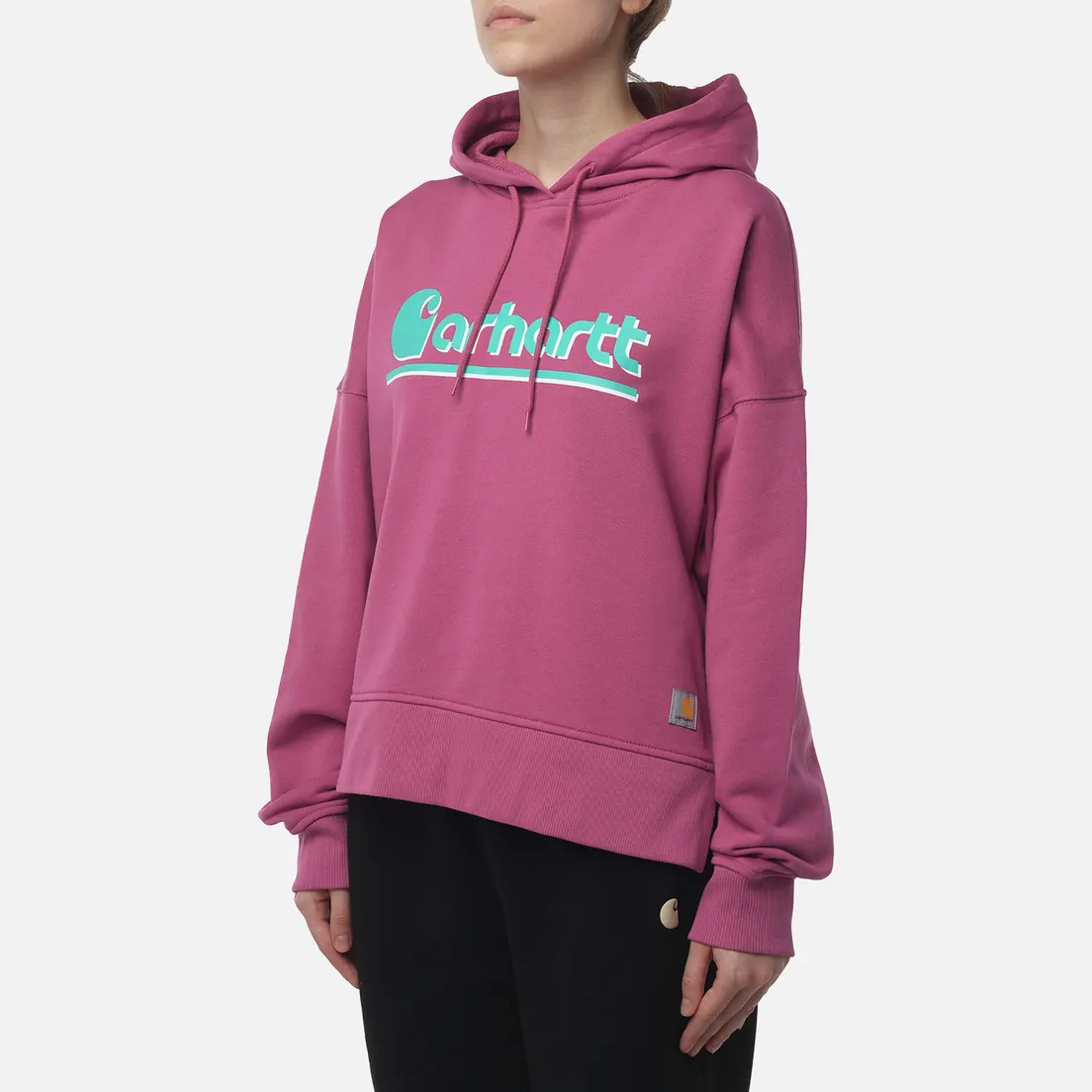 Carhartt Женская толстовка Tencel Fiber Series Loose Fit Fall Graphic Hoodie