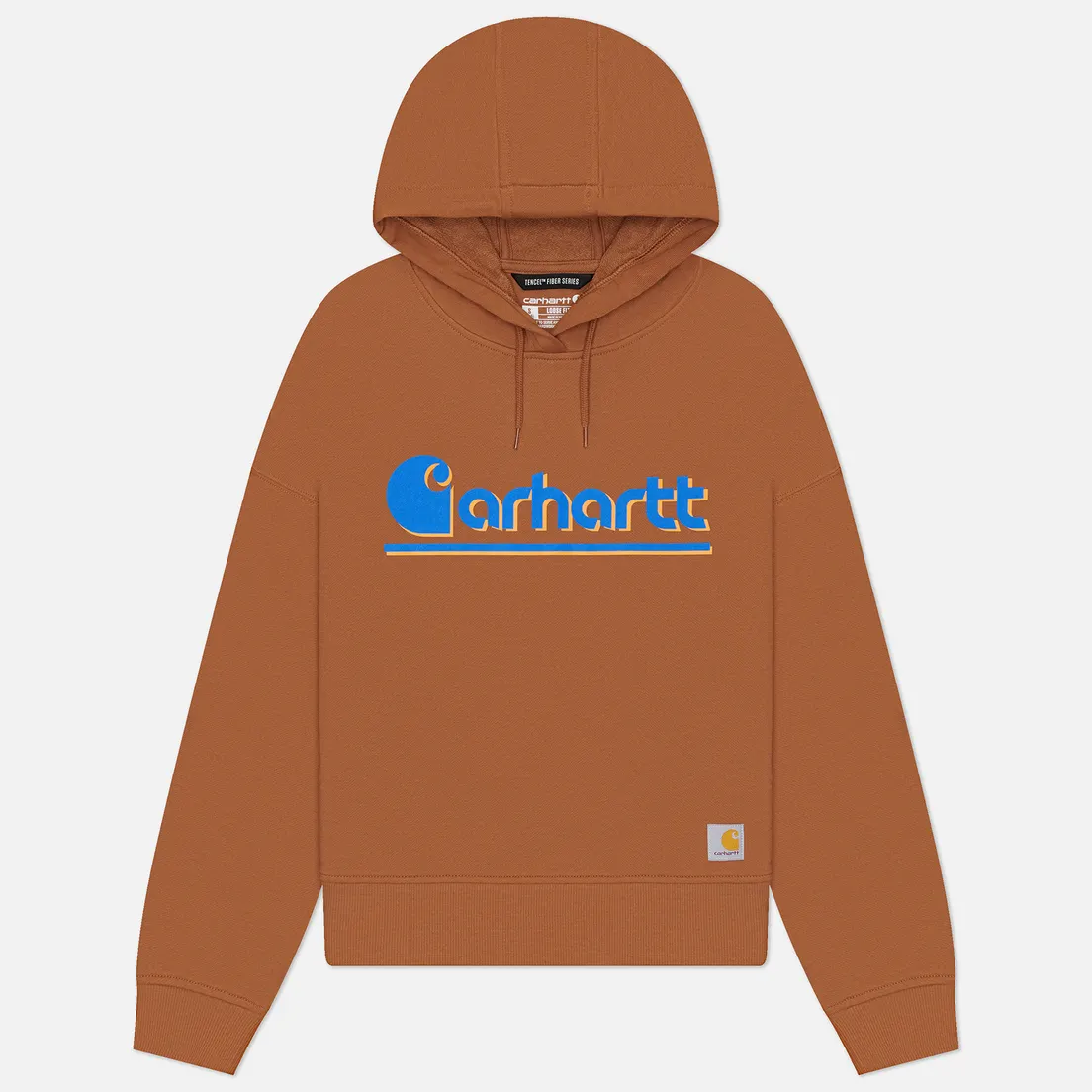 Carhartt Женская толстовка Tencel Fiber Series Loose Fit Fall Graphic Hoodie