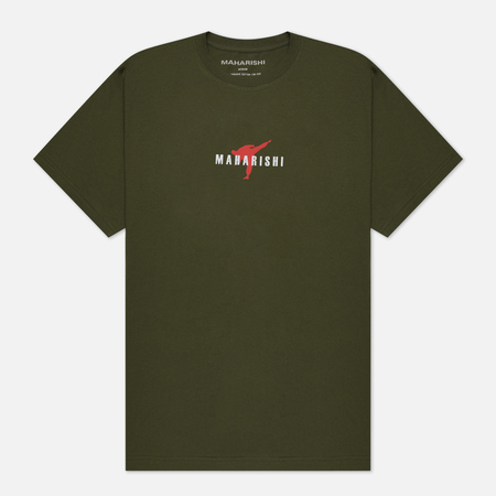 Мужская футболка maharishi Invisible Warrior, цвет зелёный, размер XL - фото 1