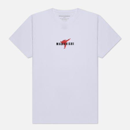 Мужская футболка maharishi Invisible Warrior, цвет белый, размер XXL