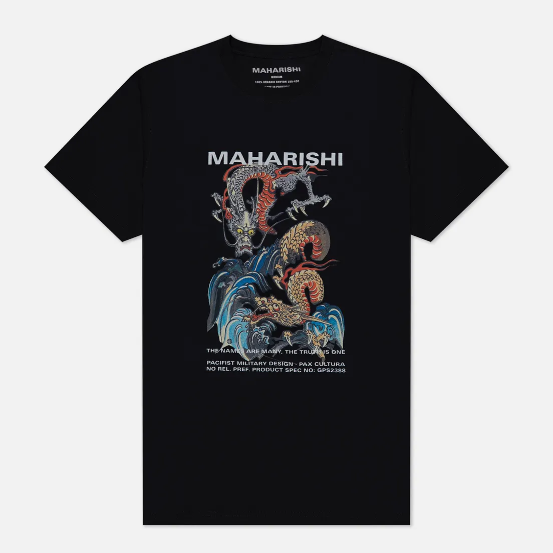 maharishi Мужская футболка Double Dragons Organic