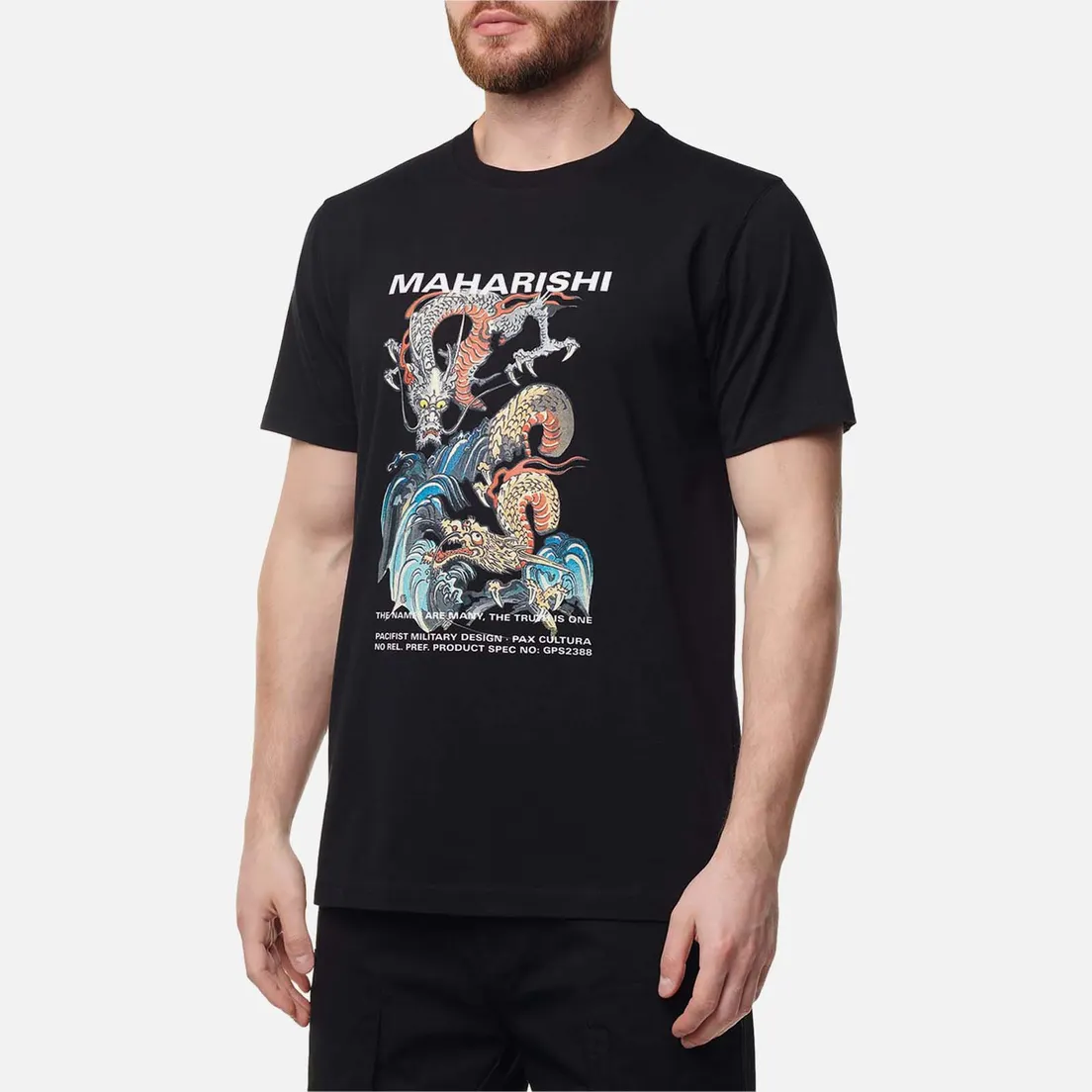 maharishi Мужская футболка Double Dragons Organic