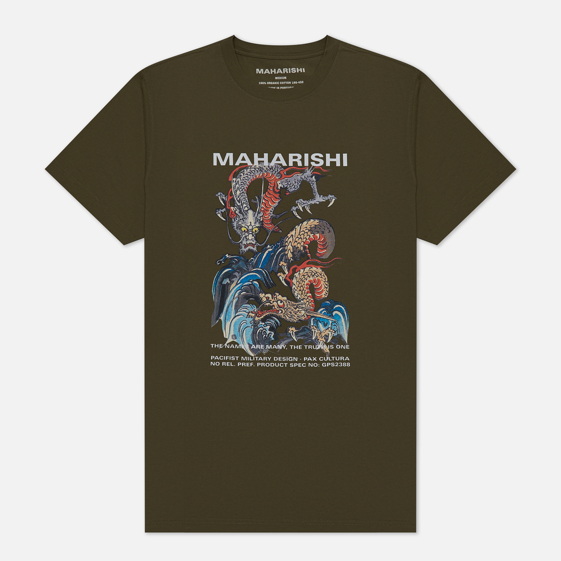 maharishi Мужская футболка Double Dragons Organic