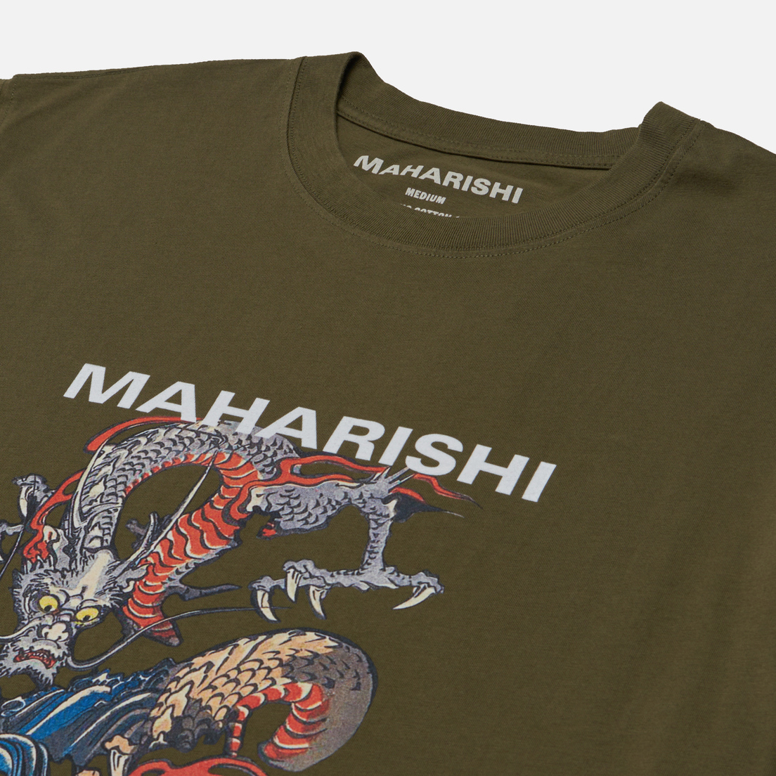 maharishi Мужская футболка Double Dragons Organic