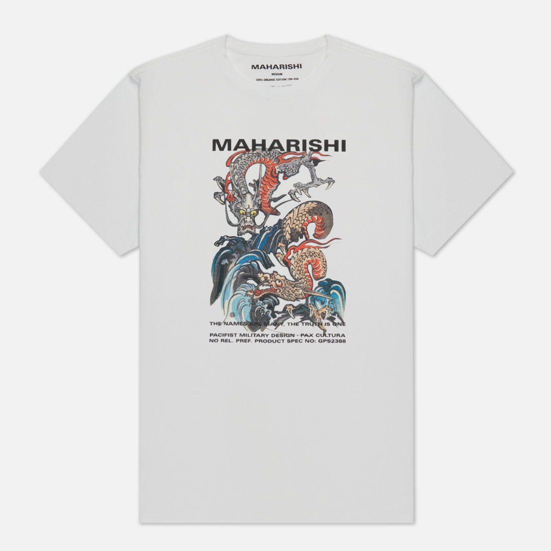 maharishi Мужская футболка Double Dragons Organic