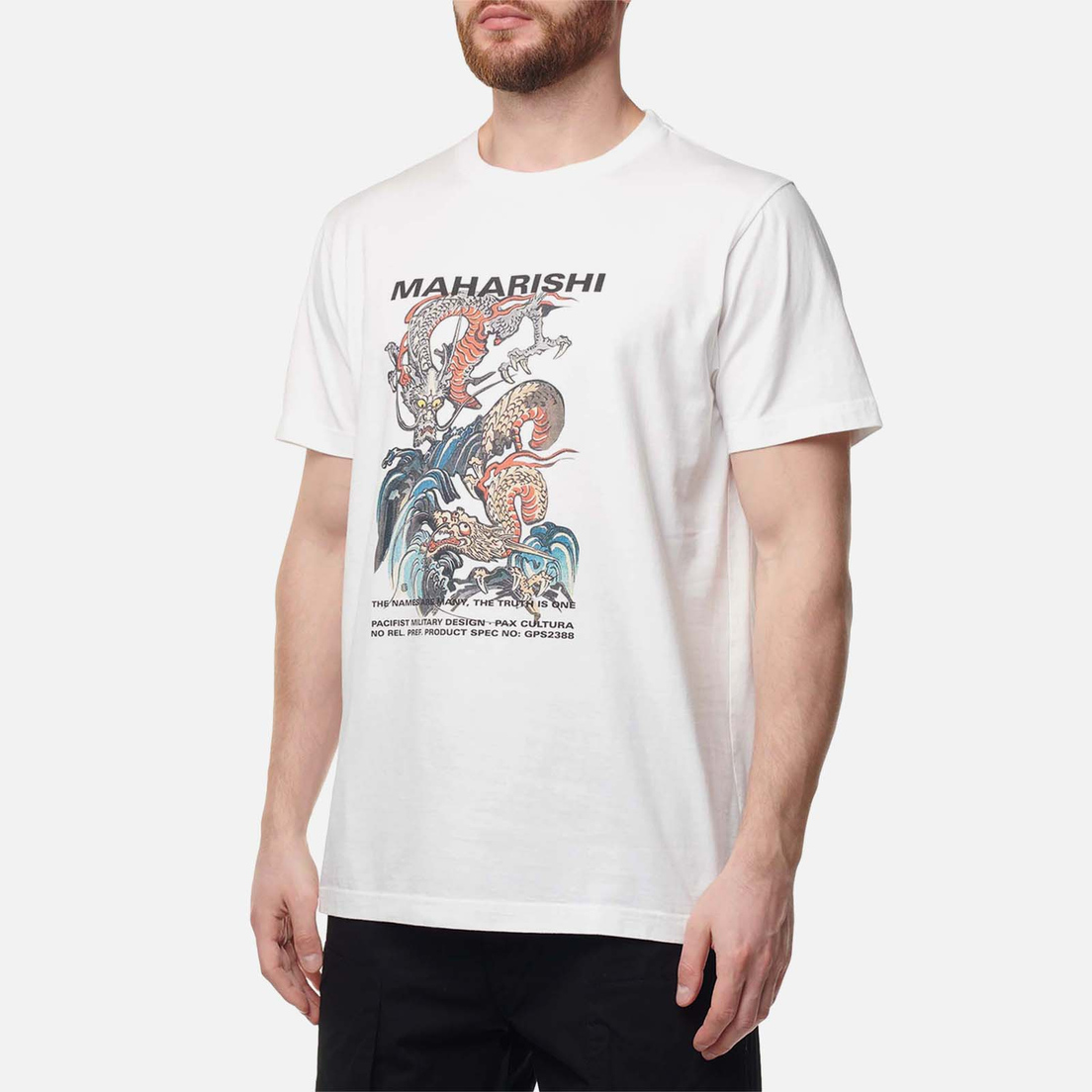 maharishi Мужская футболка Double Dragons Organic