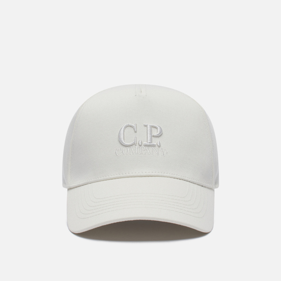 Кепка C.P. Company Gabardine Classic Logo Baseball Gauze White