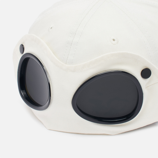 Кепка C.P. Company Gabardine Classic Logo Baseball Gauze White