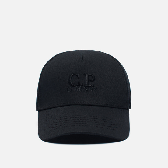 Кепка C.P. Company Gabardine Classic Logo Baseball Black