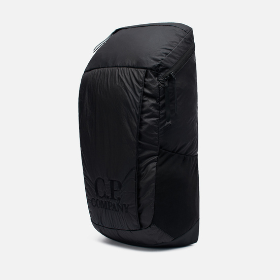 Рюкзак C.P. Company Nylon Rubbered Garment Dyed Logo Black