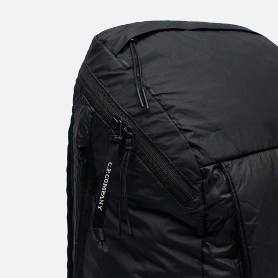 Рюкзак C.P. Company Nylon Rubbered Garment Dyed Logo Black