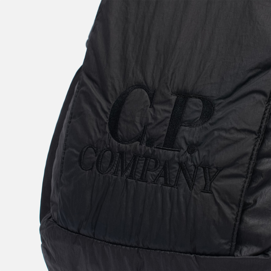 Рюкзак C.P. Company Nylon Rubbered Garment Dyed Logo Black