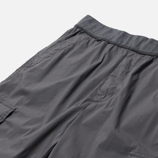 Мужские шорты C.P. Company 50 Fili Stretch Garment Dyed Lens Cargo Gargoyle