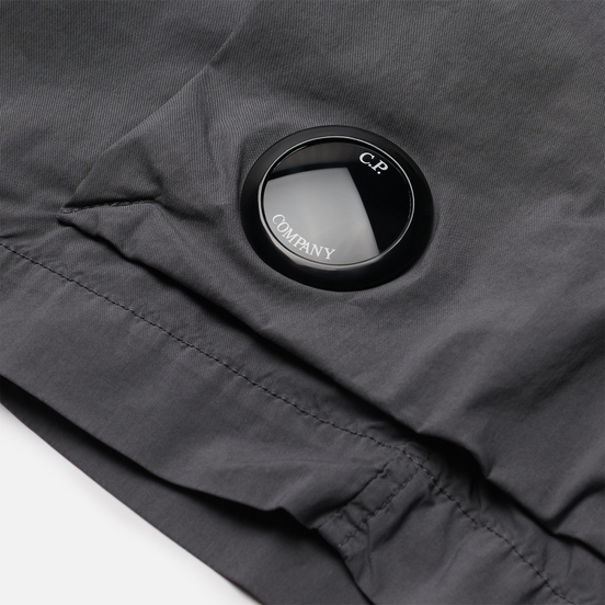 Мужские шорты C.P. Company 50 Fili Stretch Garment Dyed Lens Cargo Gargoyle