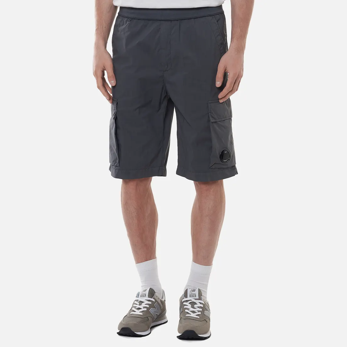 C.P. Company Мужские шорты 50 Fili Stretch Garment Dyed Lens Cargo