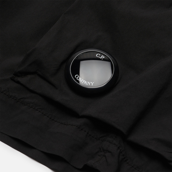Мужские шорты C.P. Company 50 Fili Stretch Garment Dyed Lens Cargo Black