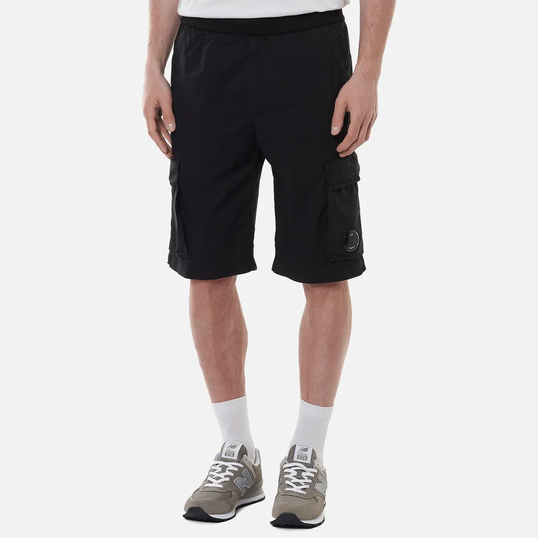 C.P. Company Мужские шорты 50 Fili Stretch Garment Dyed Lens Cargo
