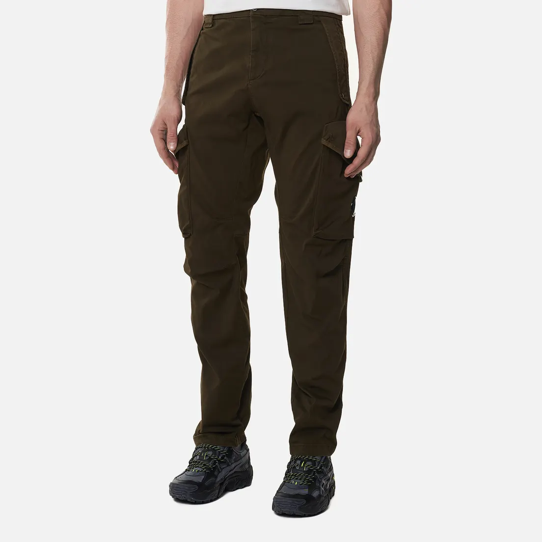 C.P. Company Мужские брюки Stretch Sateen Garment Dyed Lens Utility