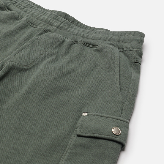 Мужские шорты C.P. Company Open End Fleece Garment Dyed Lens Laurel Wreath