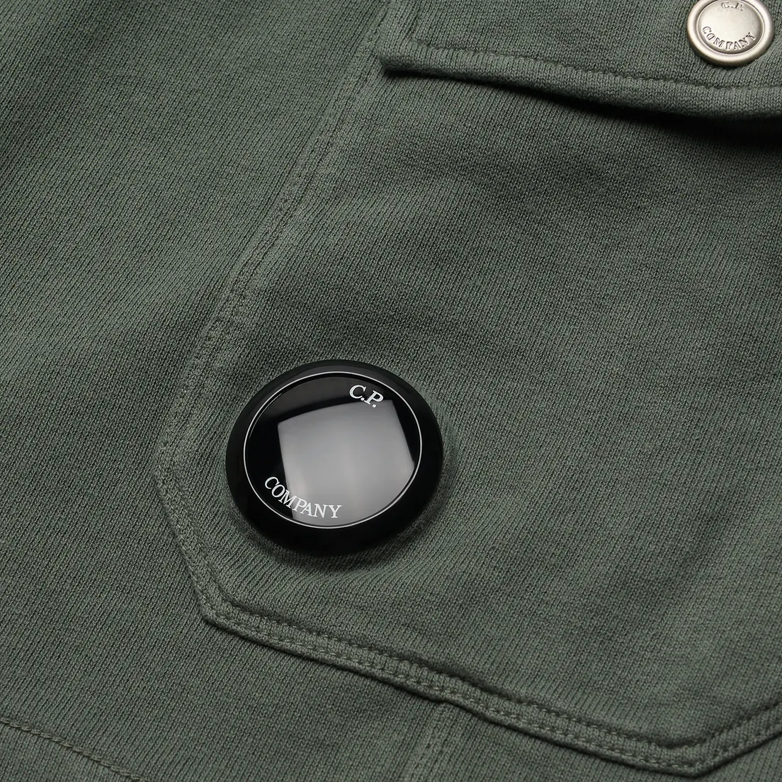 C.P. Company Мужские шорты Open End Fleece Garment Dyed Lens