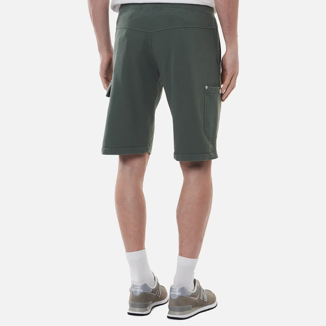C.P. Company Мужские шорты Open End Fleece Garment Dyed Lens