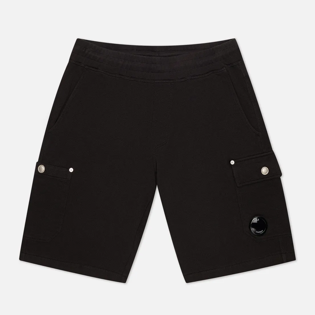 C.P. Company Мужские шорты Open End Fleece Garment Dyed Lens