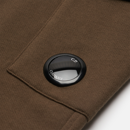 Мужские брюки C.P. Company Diagonal Raised Fleece Lens Track Ivy Green