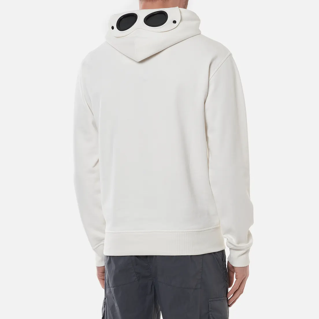 C.P. Company Мужская толстовка Diagonal Fleece Hooded Goggle