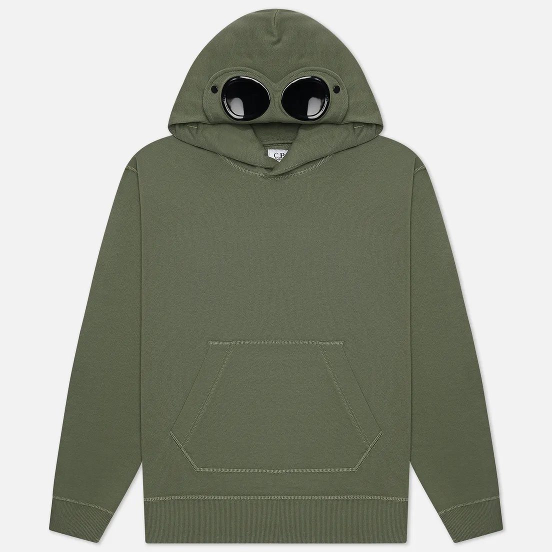 C.P. Company Мужская толстовка Diagonal Fleece Hooded Goggle