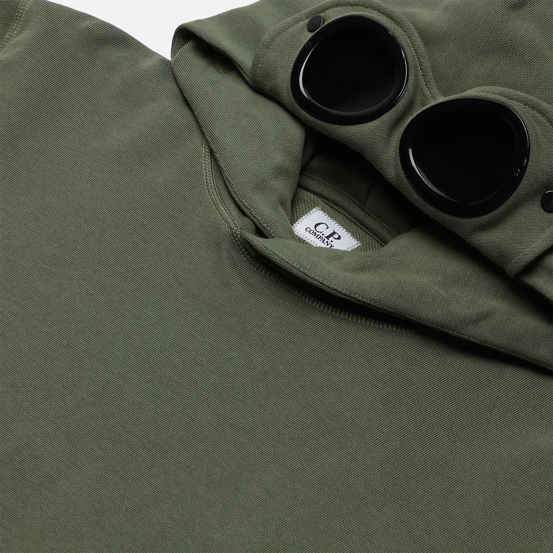 C.P. Company Мужская толстовка Diagonal Fleece Hooded Goggle