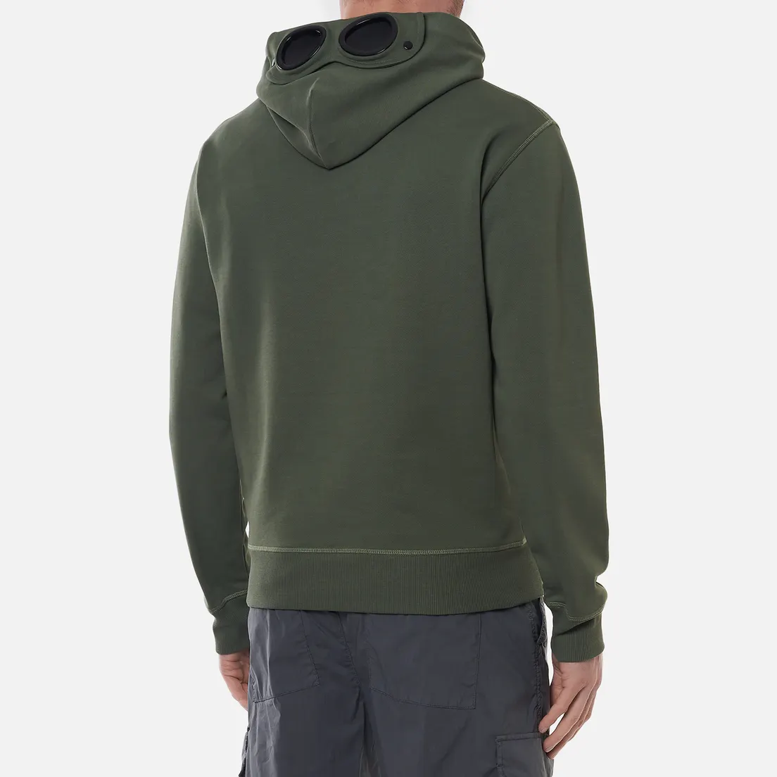 C.P. Company Мужская толстовка Diagonal Fleece Hooded Goggle