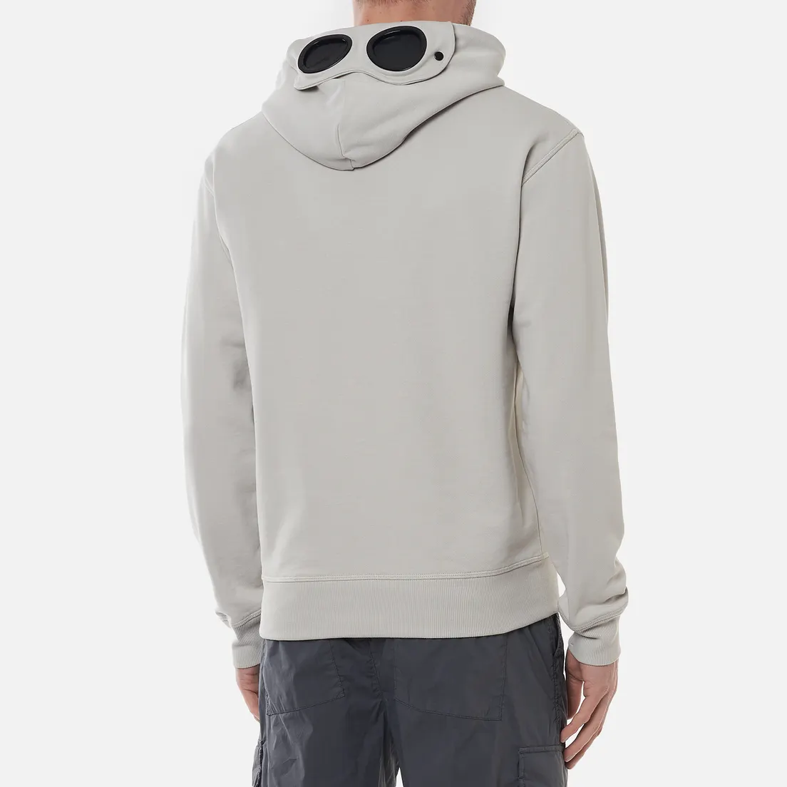 C.P. Company Мужская толстовка Diagonal Fleece Hooded Goggle