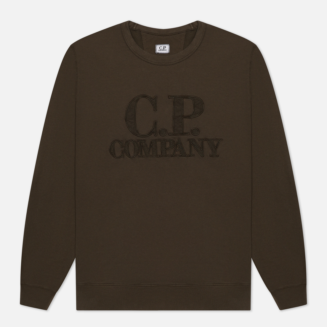 C.P. Company Мужская толстовка Light Fleece Mixed Garment Dyed Chest Logo