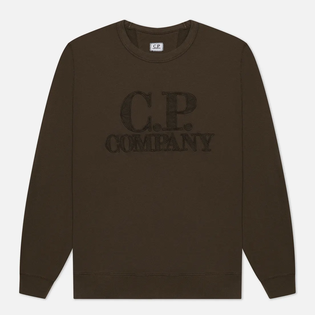 C.P. Company Мужская толстовка Light Fleece Mixed Garment Dyed Chest Logo