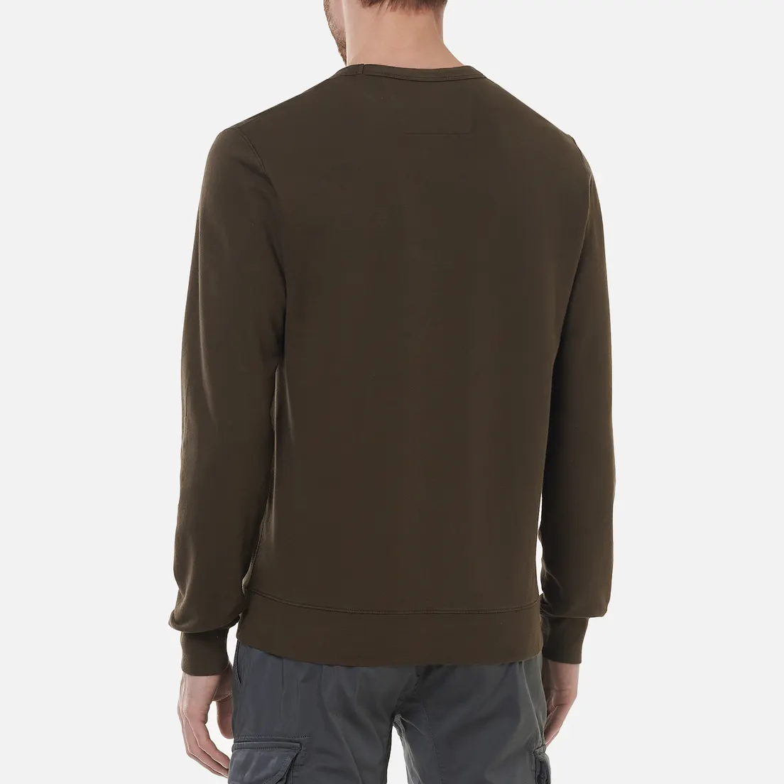 C.P. Company Мужская толстовка Light Fleece Mixed Garment Dyed Chest Logo