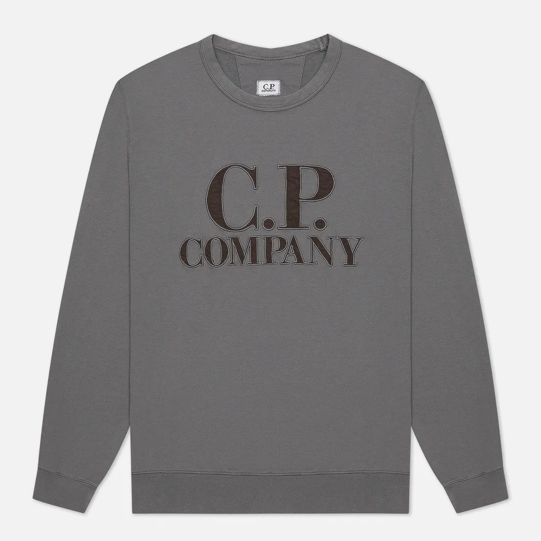 C.P. Company Мужская толстовка Light Fleece Mixed Garment Dyed Chest Logo