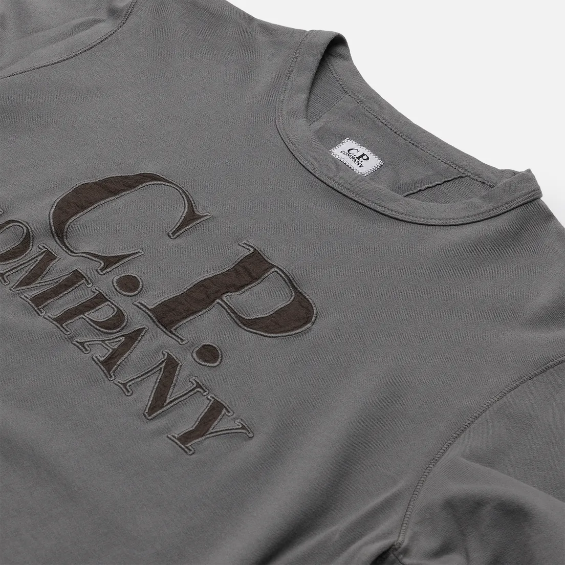 C.P. Company Мужская толстовка Light Fleece Mixed Garment Dyed Chest Logo