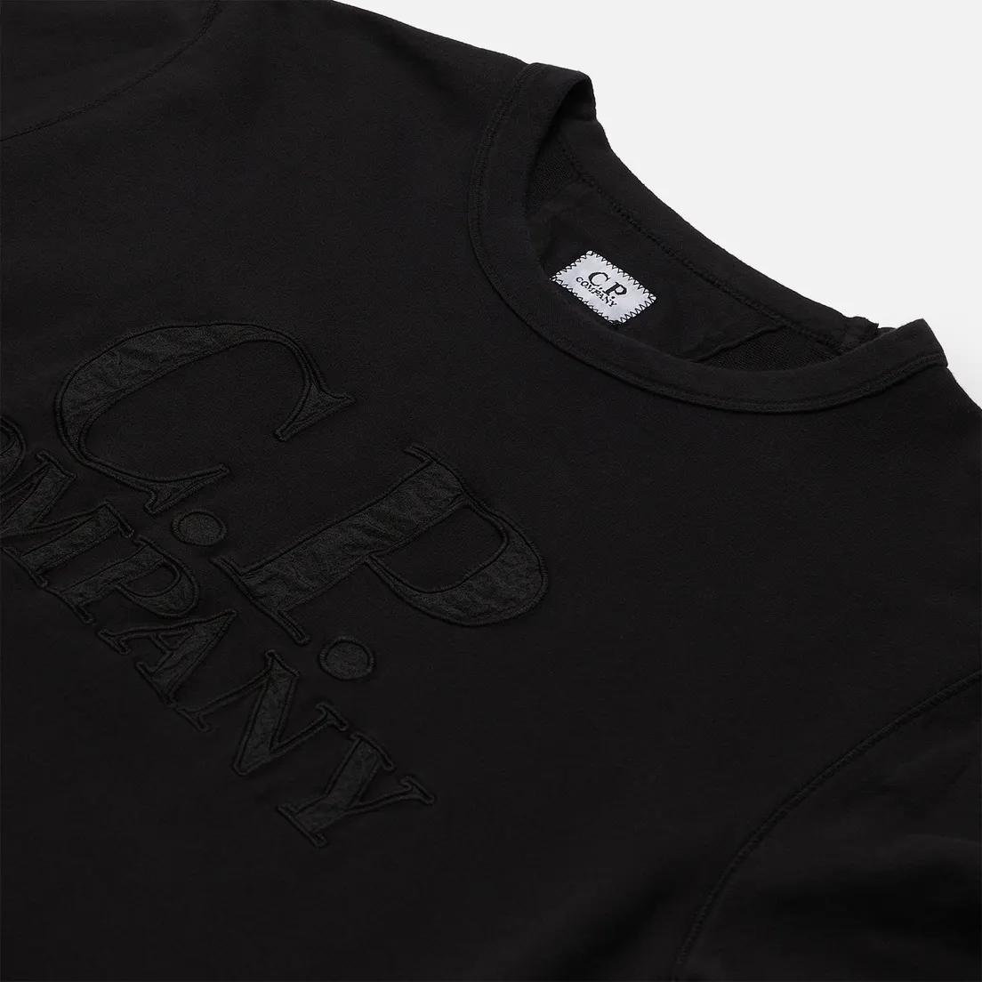 C.P. Company Мужская толстовка Light Fleece Mixed Garment Dyed Chest Logo